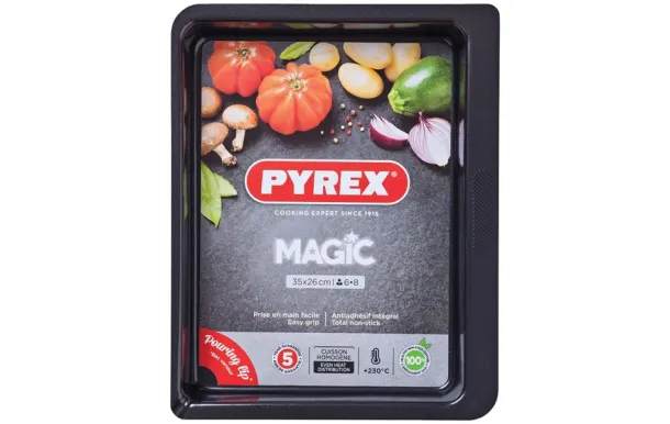 PYREX PLAT FOUR RECT MG35RR6/7146